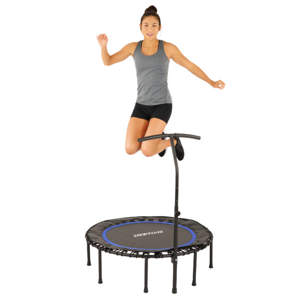 EFITMENT A024 45-in Trampoline Rebounder with Handlebar - EFITMENT