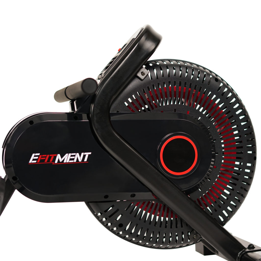 EFITMENT Aero Air Fan Rowing Machine Rower w/ Monitor - RW036 - EFITMENT